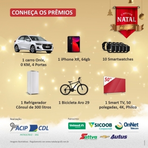 ACIP/CDL E PARCEIROS APRESENTAM A PREMIAÇÃO DO ‘MELHOR NATAL DA REGIÃO’