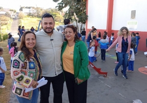 VEREADOR LEANDRO CAIXETA PROMOVE AÇÃO FOCADA NO MEIO AMBIENTE NO BAIRRO MORADA NOVA