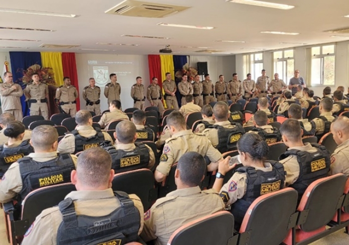 46º BATALHÃO DE POLÍCIA MILITAR RECEBE 41 NOVOS SOLDADOS PROVENIENTES DO CSFD 2023