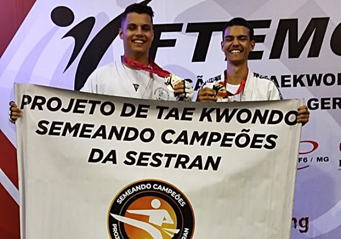 TAEKWONDO PATROCINENSE CONQUISTA MEDALHAS DE OURO DO CAMPEONATO MINEIRO