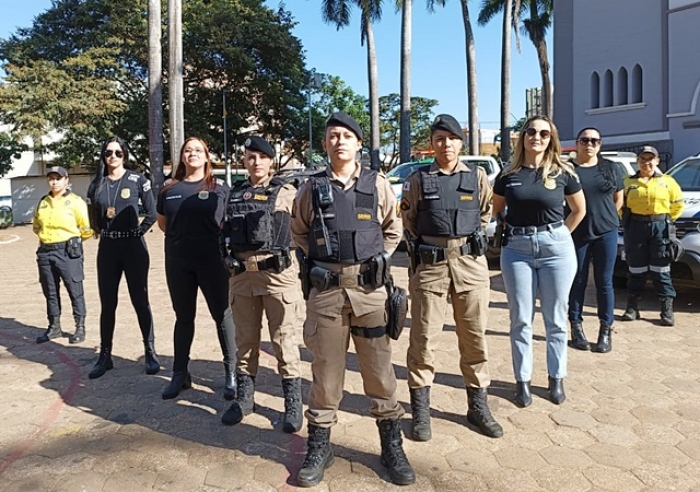 POLÍCIA MILITAR, POLÍCIA CIVIL E SESTRAN REALIZAM O LANÇAMENTO DA OPERAÇÃO AGOSTO LILÁS