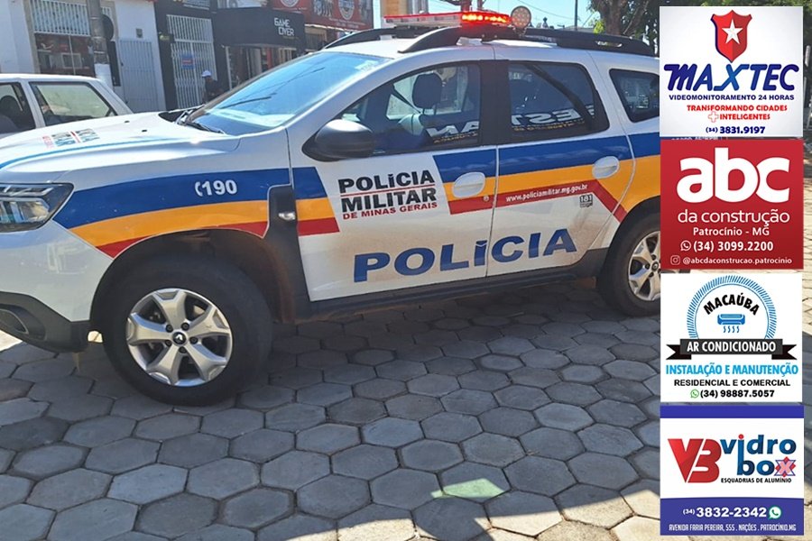HOMEM DE 43 ANOS AMEAÇA COMPANHEIRA COM FACA E É PRESO PELA PM NA ÁREA RURAL DE PATROCÍNIO