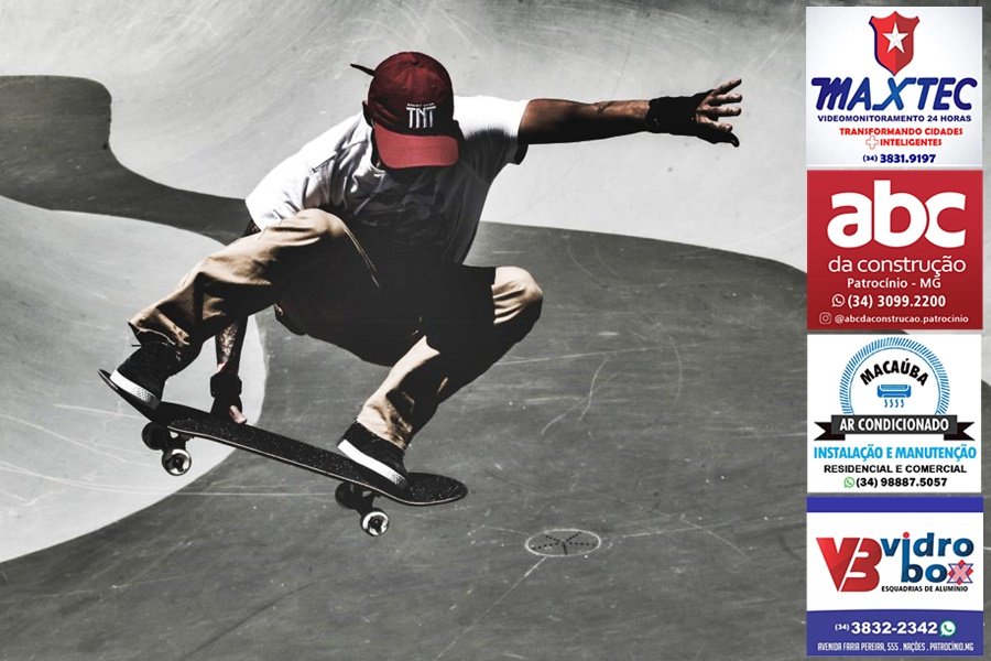 PATROCÍNIO VAI SEDIAR 1º CAMPEONATO REGIONAL DE SKATE NESTE DOMINGO (18) NA PRAÇA DO TG