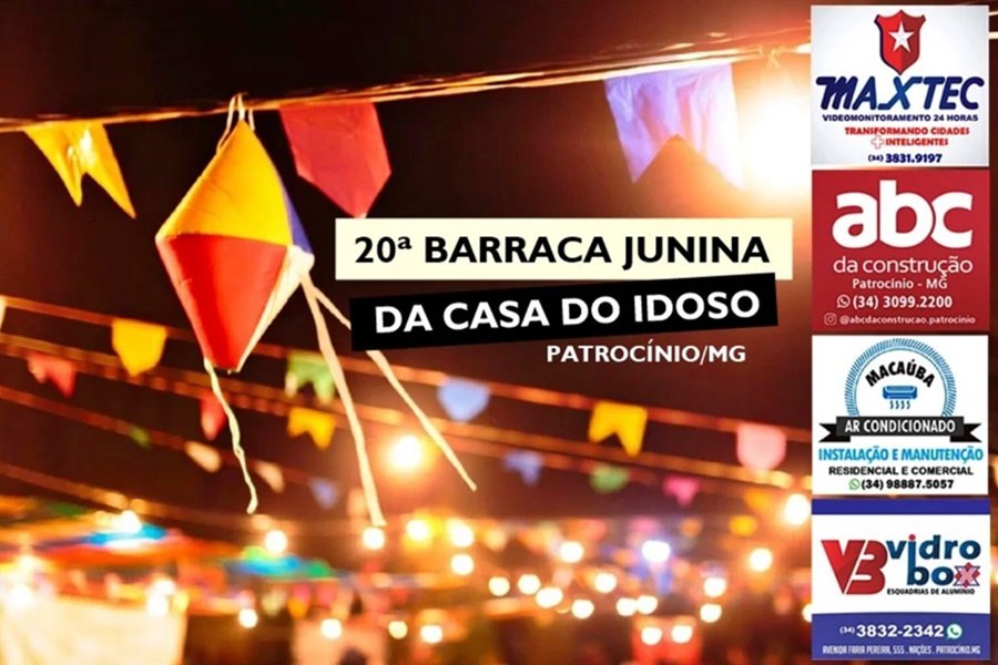 20ª BARRACA DO IDOSO COMEÇA NESTA SEXTA (06), NO BAIRRO SÃO VICENTE