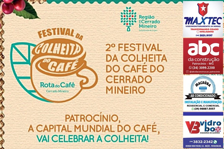 AUMENTA A EXPECTATIVA PARA O FESTIVAL DA COLHEITA, DE 20 A 22 DE JUNHO NA PRAÇA DA MATRIZ