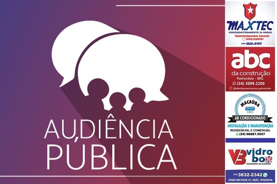 PATROCÍNIO TAMBÉM TERÁ AUDIÊNCIA PÚBLICA PARA DISCUTIR DUPLICAÇÃO DA BR-365 TRECHO ATÉ PATOS DE MINAS