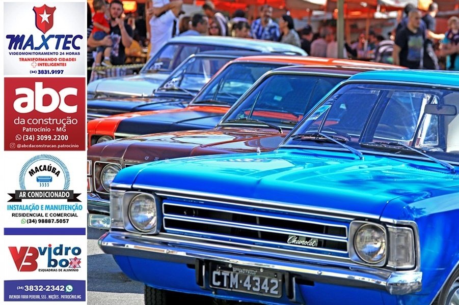 PATROCÍNIO TERÁ EXPOSIÇÃO DE CARROS ANTIGOS NESTE DOMINGO (15), NA PRAÇA HONORATO BORGES