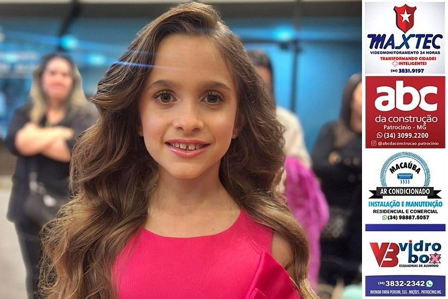 HELENA AFONSO TRAZ PARA PATROCÍNIO O PRIMEIRO TÍTULO NACIONAL NO MISS INFANTIL BRASIL
