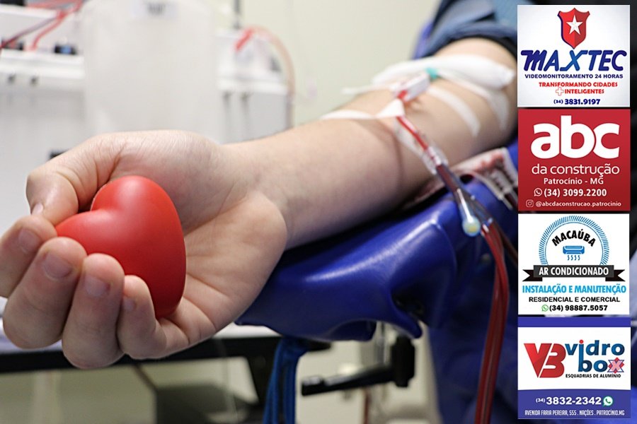 PREFEITURA DE PATROCÍNIO INCENTIVA DOAÇÃO DE SANGUE E CONVOCA NOVOS VOLUNTÁRIOS