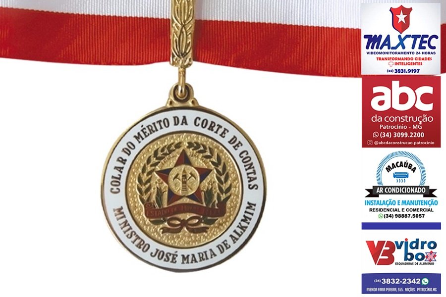 AO LADO DO MINISTRO ALEXANDRE DE MORAIS, PREFEITO FALCÃO E VICE-GOVERNADOR DE MG SERÃO HOMENAGEADOS COM O COLAR DO MÉRITO DO TCEMG