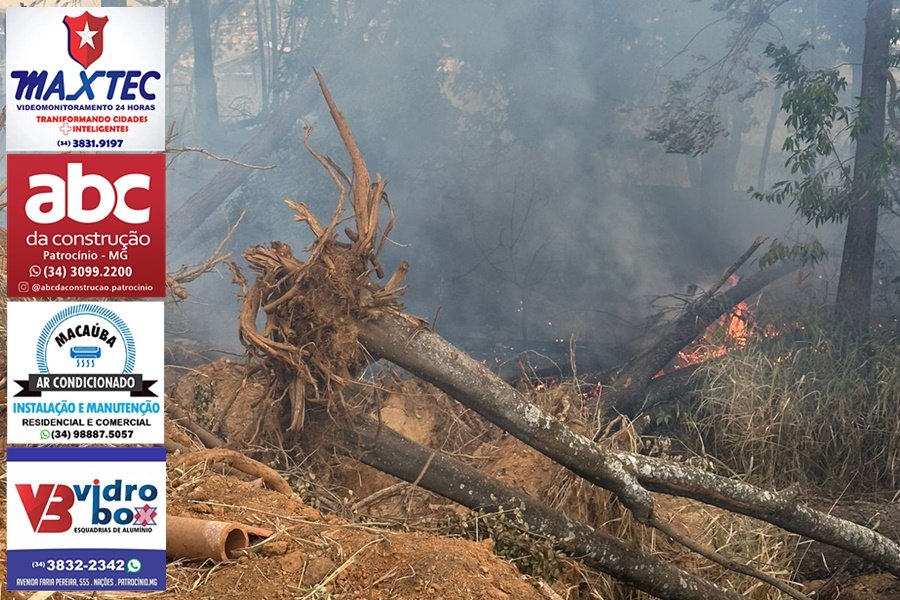 SEMOP, BOMBEIROS E PM ATENDEM INCÊNDIO CRIMINOSO NO LOTE DA CASEMG
