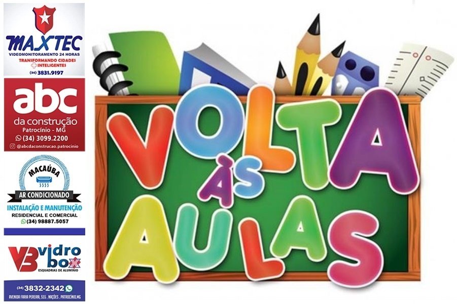 AULAS DA REDE MUNICIPAL DE PATROCÍNIO RETORNAM NA PRÓXIMA SEGUNDA, 4 DE AGOSTO