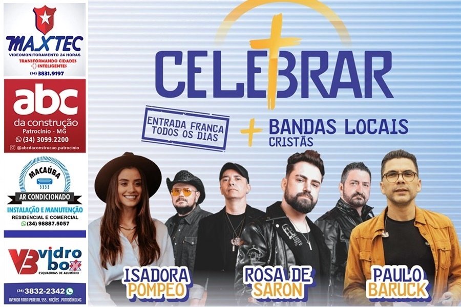 PATROCÍNIO SE PREPARA PARA RECEBER O FESTIVAL GOSPEL CELEBRAR