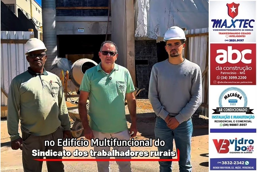 JOEL DO SINDICATO MOSTRA DETALHES FINAIS DA CONSTRUÇÃO DO EDIFÍCIO FUNCIONAL DO STR