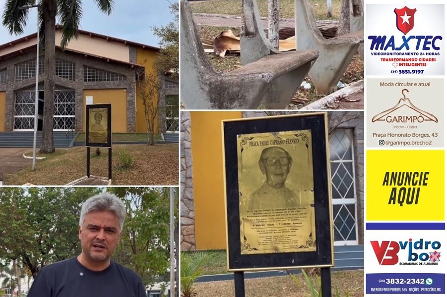 SEMOP DE THIAGO MALAGOLI INICIA REVITALIZAÇÃO DA PRAÇA PADRE CAPRÁZIO, NO N. SRA. DE FÁTIMA