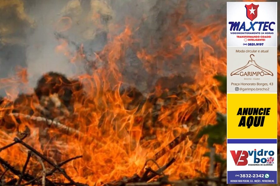 INCÊNDIO EM RESERVA AMBIENTAL MOBILIZA BOMBEIROS MILITARES POR MAIS DE 8 HORAS