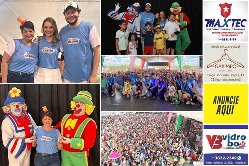 MILHARES SE DIVERTIRAM NO MAIOR DIA DAS CRIANÇAS JÁ REALIZADO EM PATROCÍNIO