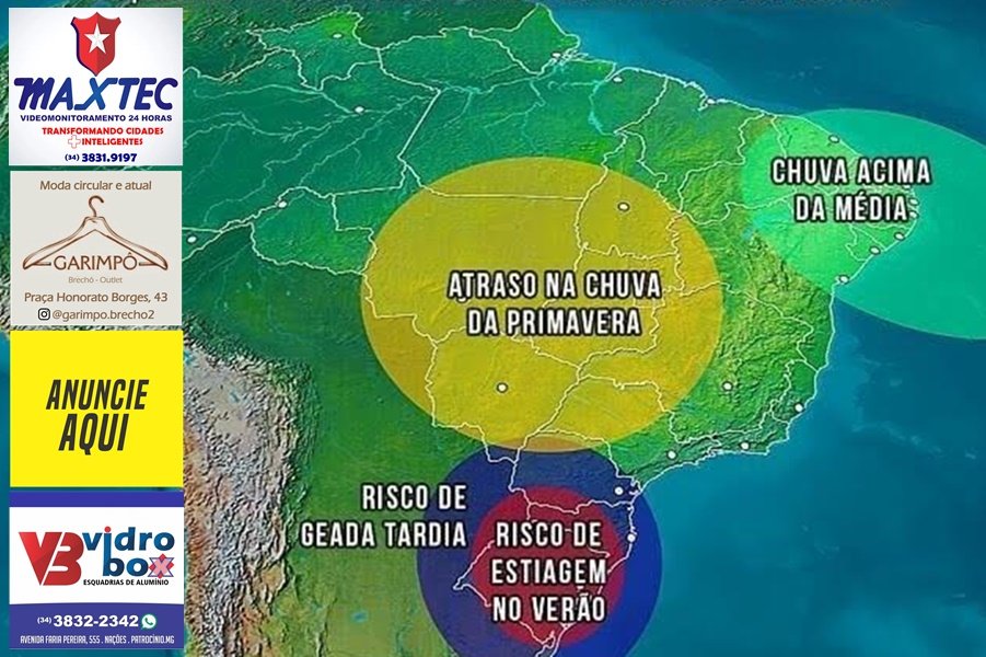 CIENTISTAS CONFIRMAM QUE LA NIÑA JÁ COMEÇOU A ALTERAR CLIMA NO BRASIL