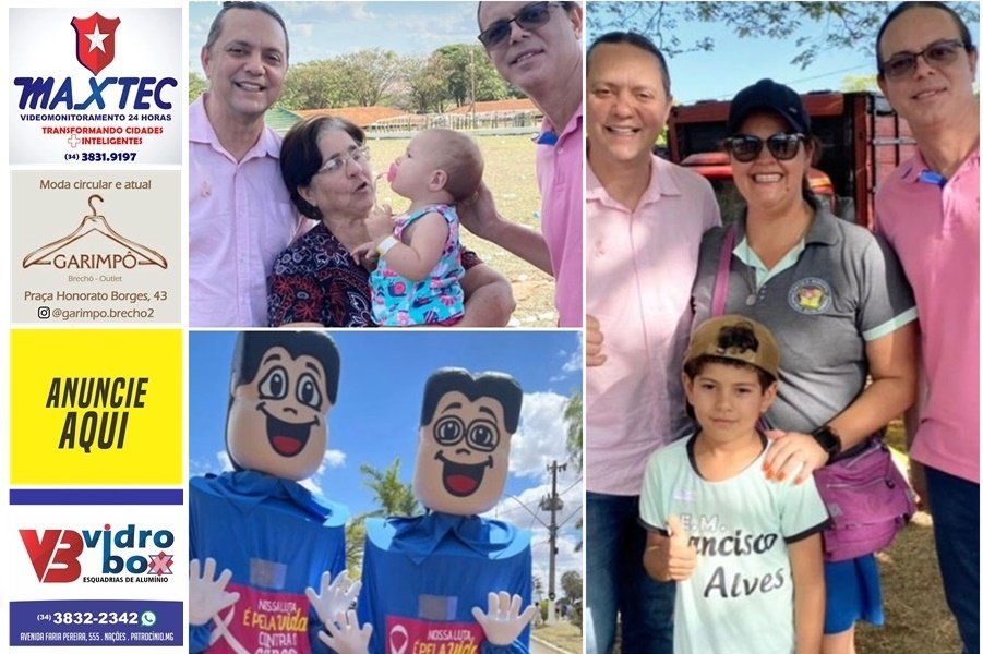 MAIOR DIA DAS CRIANÇAS DE PATROCÍNIO REÚNE MULTIDÃO E AUTORIDADES NO BRUMADO DOS PAVÕES