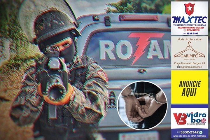 OPERAÇÃO DA PM CAPTURA FORAGIDO DE FACÇÃO E ENFRAQUECE TRÁFICO EM PATROCÍNIO