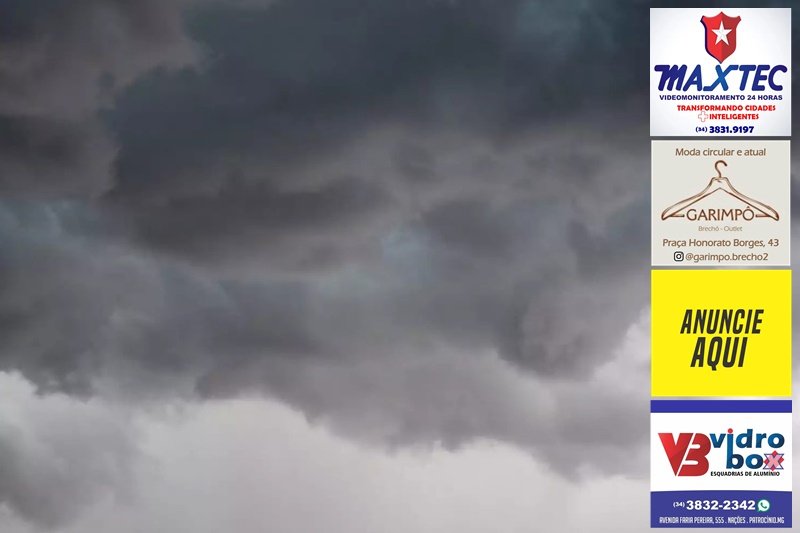 PREVISÃO DO TEMPO ALERTA PARA TEMPESTADES EM CIDADES DO TRIÂNGULO E ALTO PARANAÍBA