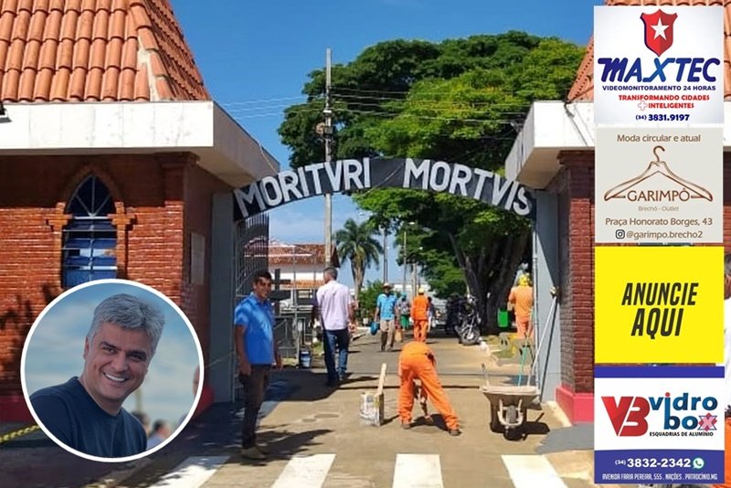 CEMITÉRIO MUNICIPAL RECEBE CUIDADOS ESPECIAIS PARA O DIA DE FINADOS