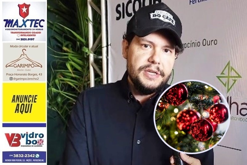 PREFEITO GUSTAVO BRASILEIRO CONFIRMA INÍCIO DA PROGRAMAÇÃO NATALINA PARA O DIA 29