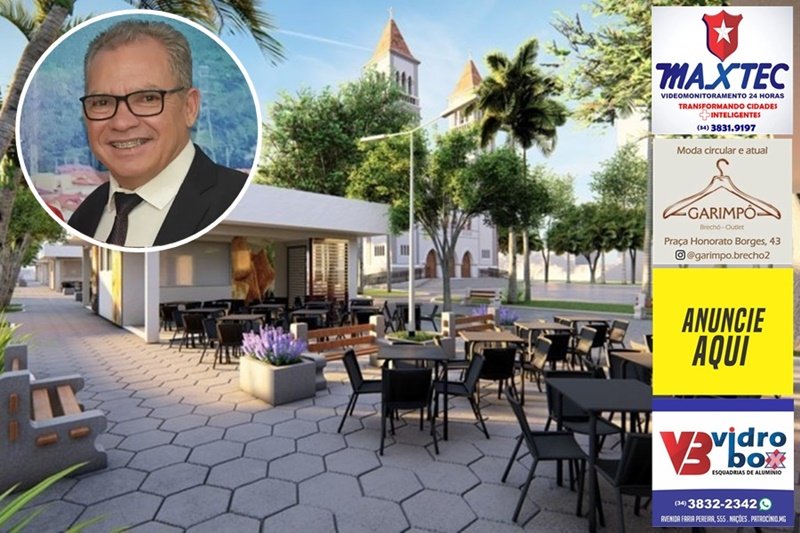 ROBERTO MARGARI COMEMORA INAUGURAÇÃO DA REVITALIZAÇÃO DA PRAÇA SANTA LUZIA