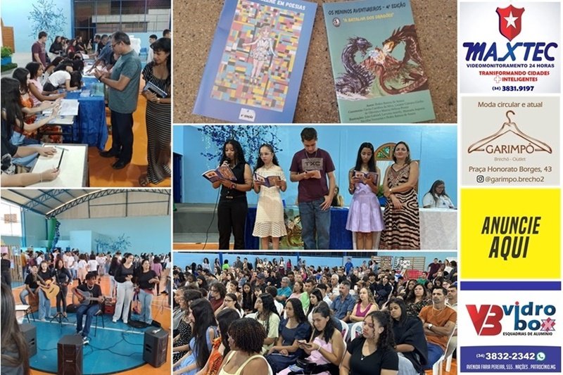 ESCOLA IRMÃ GISLENE REALIZA 2ª MOSTRA ARTÍSTICO-LITERÁRIA COM LANÇAMENTO DE LIVROS