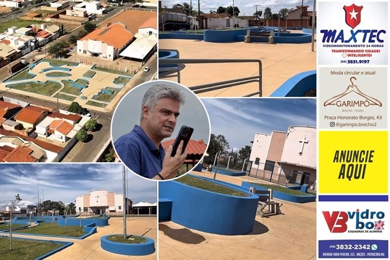 SECRETARIA DE OBRAS PÚBLICAS FINALIZA REVITALIZAÇÃO DA PRAÇA N. SRA. DA PIEDADE