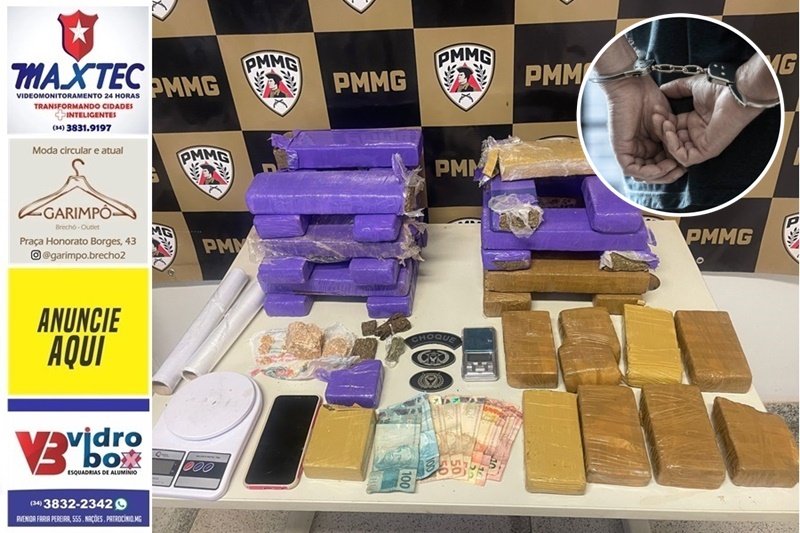 PM PRENDE 2 E DESARTICULA ASSOCIAÇÃO CRIMINOSA ENVOLVIDA COM O TRÁFICO EM PATROCÍNIO