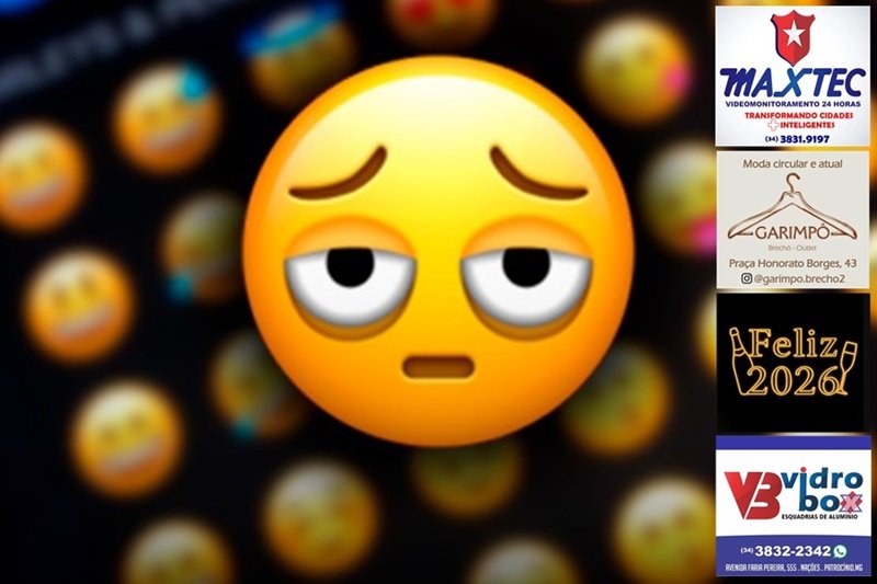 ROSTINHO CANSADO E COM OLHEIRAS É ELEITO O SÍMBOLO DE 2025 NO WORD EMOJI AWARDS