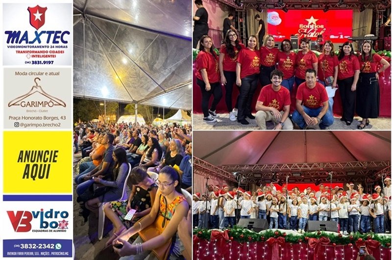 ARTE VIVA E CONSERVATÓRIO MUNICIPAL EMOCIONARAM O PÚBLICO EM MAIS UMA NOITE DO ‘SONHOS DE NATAL’