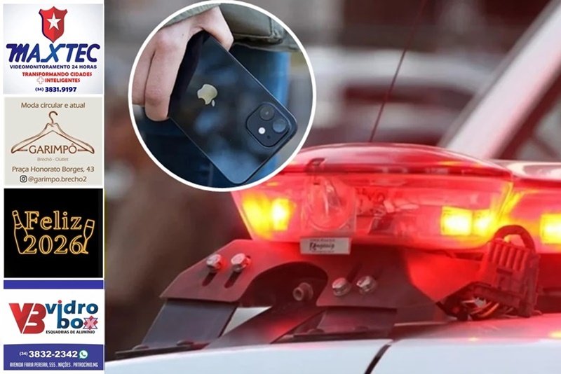 PM PRENDE MULHER DE 37 ANOS QUE FURTOU IPHONE NO CENTRO DA CIDADE