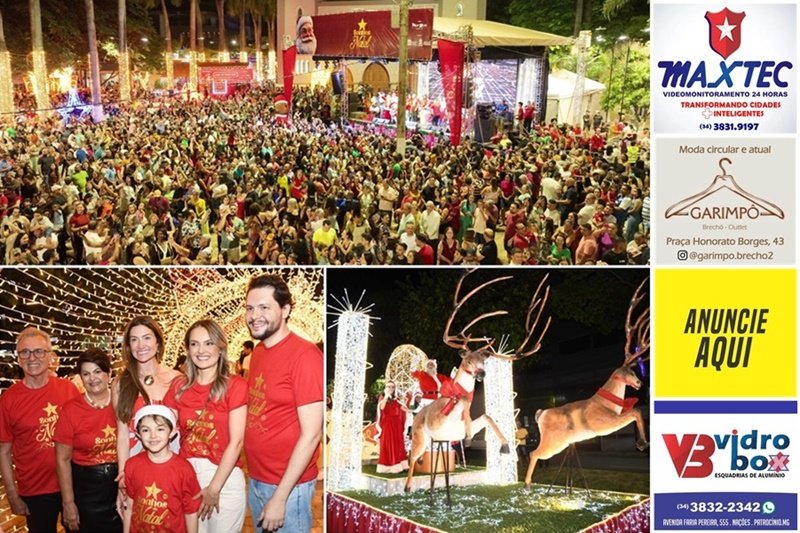 PATROCÍNIO VIVEU DIAS DE EMOÇÃO E CELEBRAÇÃO COM A ABERTURA OFICIAL DO NATAL 2025