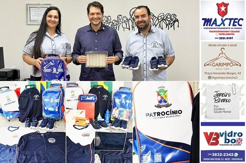 GOVERNO MUNICIPAL AMPLIA APOIO À EDUCAÇÃO COM ENTREGA DE KITS ESCOLARES, UNIFORMES E TABLETS