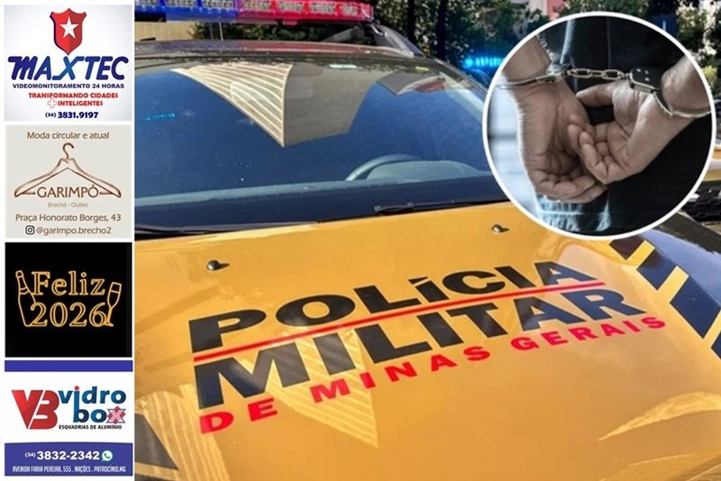 POLÍCIA MILITAR PRENDE HOMEM COM MANDADO DE PRISÃO EM ABERTO NO CONGONHAS
