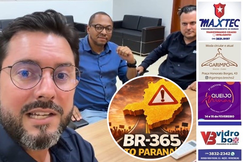 FALCÃO ARTICULA COM DNIT E LIDERA REAÇÃO REGIONAL CONTRA PEDÁGIO NA BR-365