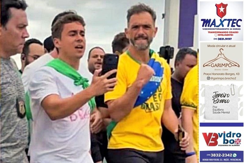 NÍKOLAS ACOMPANHA NÍKOLAS NA ‘CAMINHADA PARA LIBERDADE’ RUMO A BRASÍLIA