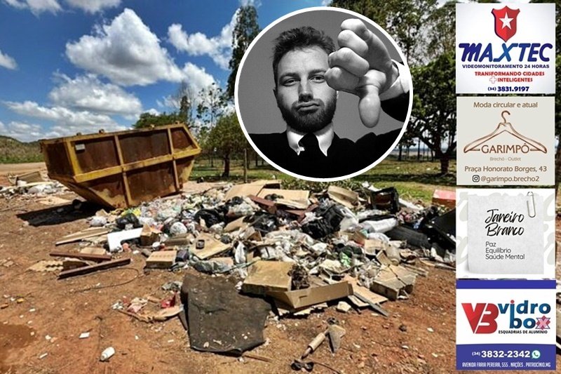 DESCARTE IRREGULAR EM ESTRADAS RURAIS REVELA INFRATORES INESPERADOS EM PATROCÍNIO