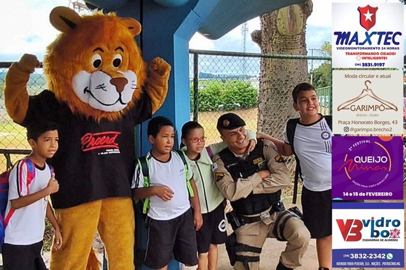 OPERAÇÃO ‘VOLTA ÀS AULAS’ DA PM GARANTE TRANQUILIDADE NO INÍCIO DO ANO LETIVO EM PATROCÍNIO