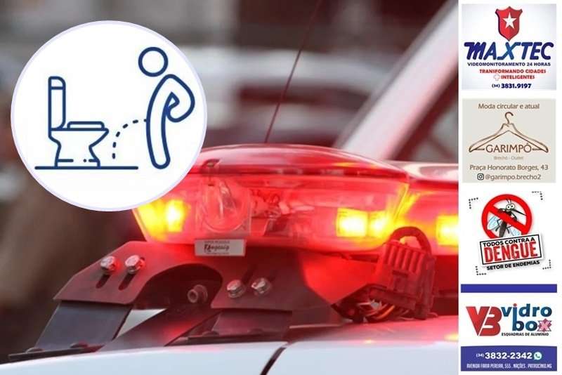 MIJAR FORA DO VASO SANITÁRIO TERMINA EM AGRESSÃO EM SERRA DO SALITRE