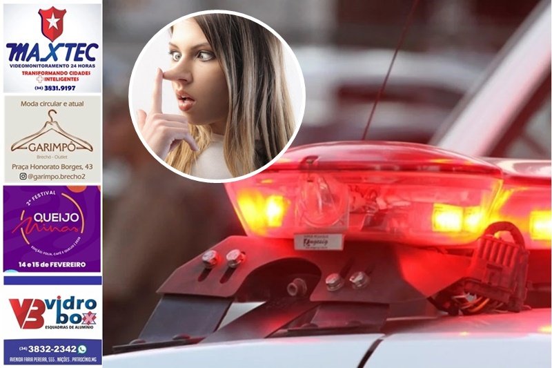 GOLPE! MULHER É AUTUADA POR FALSA COMUNICAÇÃO DE CRIME EM PATROCÍNIO/MG