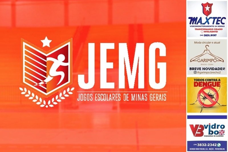 ETAPA MUNICIPAL DOS JOGOS ESCOLARES DE MG COMEÇA NESTA QUARTA, DIA 25, NO PTC