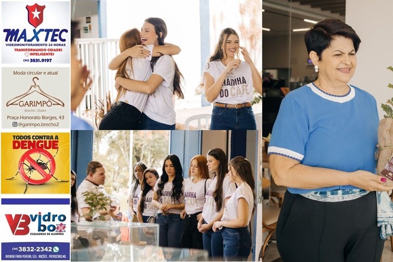 PATROCÍNIO PROMOVE AÇÃO CULTURAL COM CANDIDATAS A RAINHA MUNDIAL DO CAFÉ