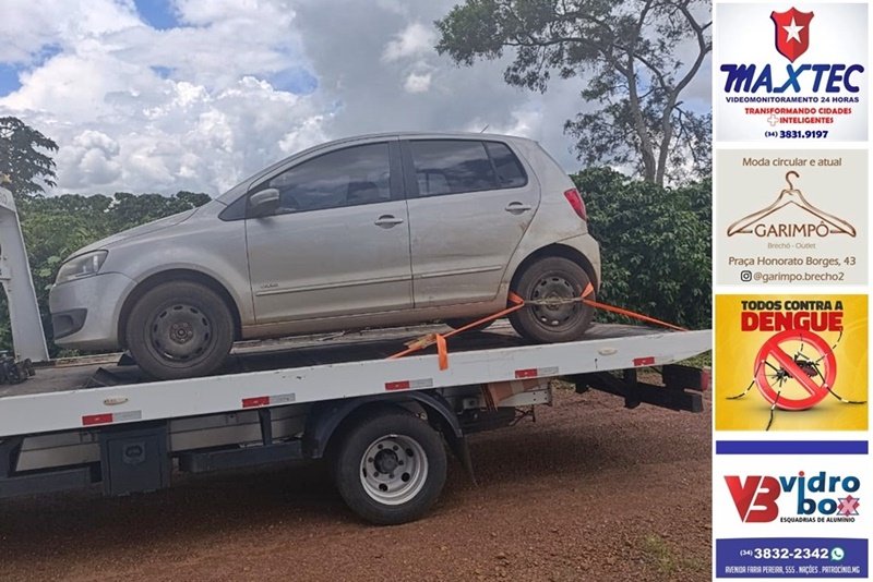 FIM DA LINHA: PM RECUPERA CARRO CLONADO E PRENDE DUPLA EM FLAGRANTE NA MG-230!