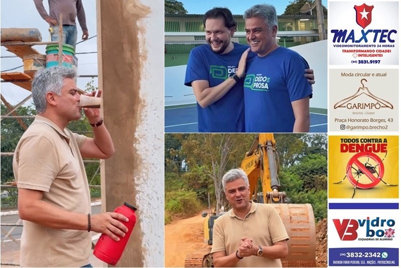 THIAGO MALAGOLI FAZ UM TOUR PELAS OBRAS EM ANDAMENTO NA CIDADE