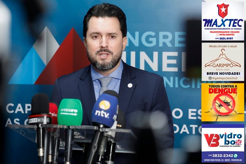 DE OLHO NAS ELEIÇÕES 2026, FALCÃO DEIXA PREFEITURA DE PATOS DE MINAS E A PRESIDÊNCIA DA AMM