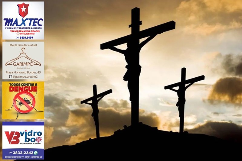 ENCENAÇÃO DA PAIXÃO DE CRISTO ACONTECE HOJE, 1°, NA PRAÇA SANTA LUZIA