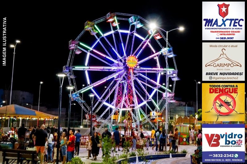 PARA ALEGRIA DA CRIANÇADA, PARQUE DE DIVERSÕES DA FEMCAFÉ 2026 VAI DO DIA 1° ATÉ 11/5